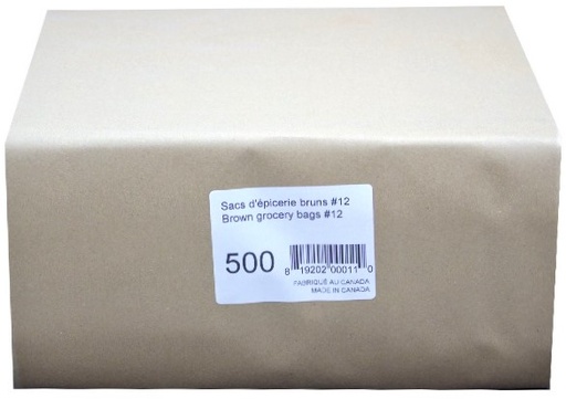 [*89120] No.12, Brown Bags (500 PC) Groupe Sacs Frontenac