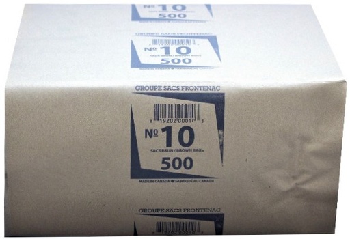 [*89119] No.10, Brown Bags (500 PC) Groupe Sacs Frontenac