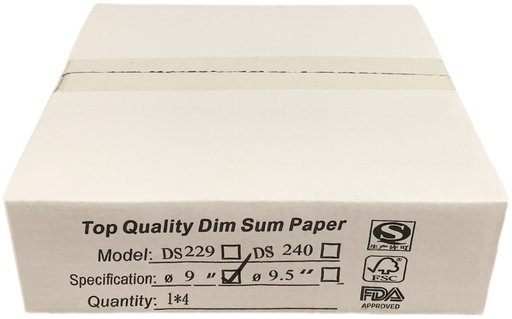 [*88017] 9” Parchment Steamer Liners (4X400 PC)