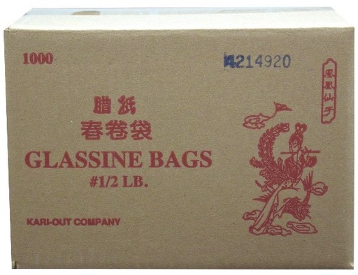 [*88001] 0.5 lb Glassine Bags (1000 PC) Kari-Out
