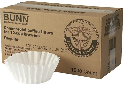 [*86006+8205] 20115.6000, 12-Cup Paper Coffee Filters (1000 PC) Bunn