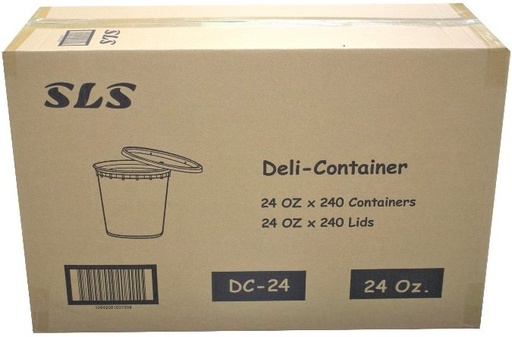 [*84806] DC-24, 24oz Deli Containers Combo (240 SET) SLS