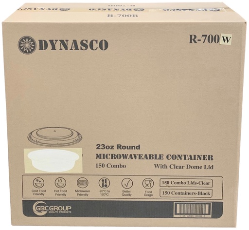 [*84531+R700W] R-700W, White Round Combo (150 SET) Dynasco