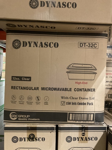 [*84539] DT-32C, Clear Rectangular Combo (150SET) Dynasco