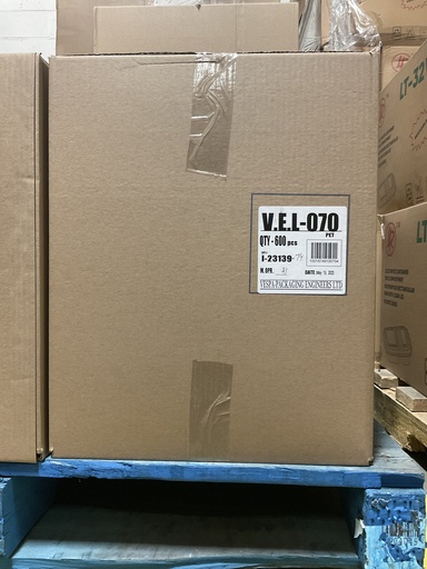 [*84436+1607@9] VEL-070, Clear Containers (600 PC) Vespa-Packaging