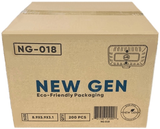 [*84305] NG-018, Rectangular Containers (200 PC) New Gen