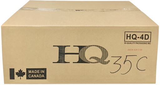 [*84137] HQ-4D, Clear Food Trays (500 PC) Hi-Quality