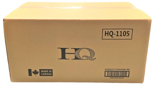 [*84115] HQ-1105, 5“ Clear Hinged Containers (400 PC) Hi-Quality