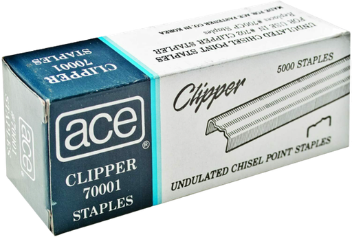 [*83101] 70001 Undulated Staples (5000 PC) Ace