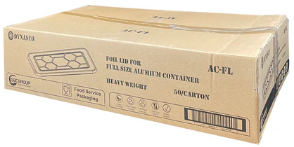 [*82045] AC-FL, Foil Lids for Full Size Aluminium Containers (50 PC) Dynasco