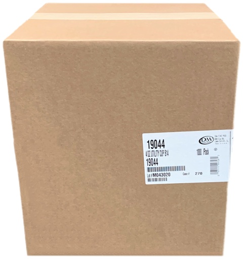 [*82005] 19044, 4oz Utility Cups B14 (1000 PC) D&W Fine Pack