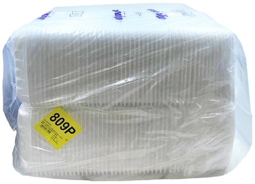 [*81022] 809P, White Foam Trays (200 PC) Dyne-A-Pak