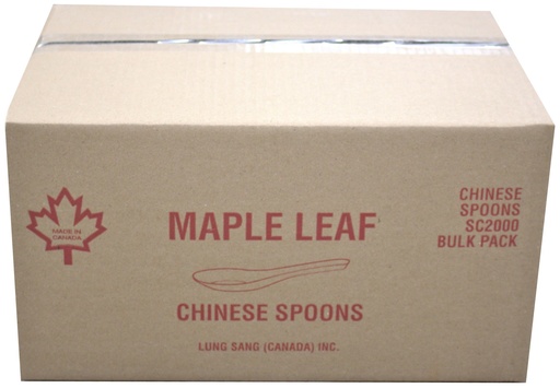 [*76232] SC2000, Chinese Spoons (2000 PC) Maple Leaf
