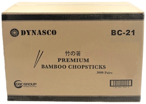 [*76102+2222] BC-21 Bamboo Chopsticks (30x100 PC)
