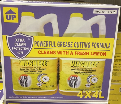 [*72022] Washeze Detergent (4x4 L) First Chemical