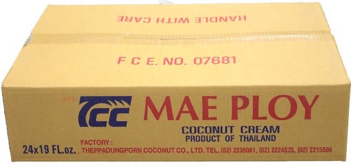 [*68002+7662] Coconut Cream (24x560 mL) Mae Ploy