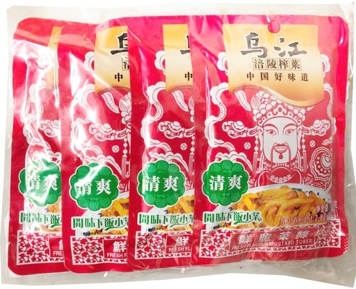 [*67307] Fresh Flavour Mustard Tuber (4x80 g) Wu Jiang