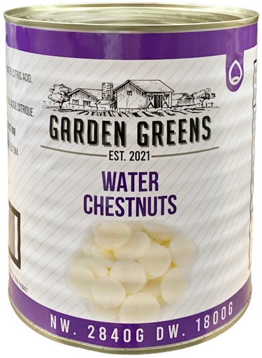 [*66413] Water Chestnuts Sliced (109 oz) Garden & Greens