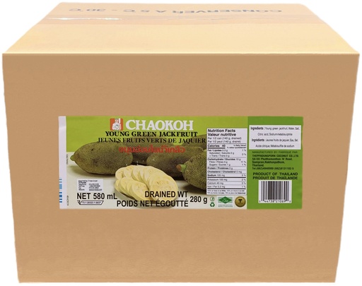 [*66314] Young Green Jackfruit (24x580 mL) Chaokoh