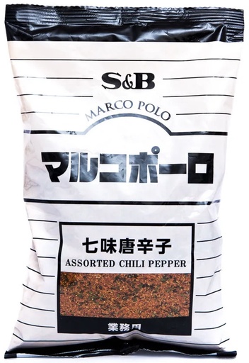 [*57001] Assorted Chili Pepper/Shichimi Powder (300 g) S&B Marco Polo