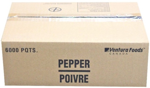 [*55607] Portion Black Pepper (6000 PC) Ventura Foods