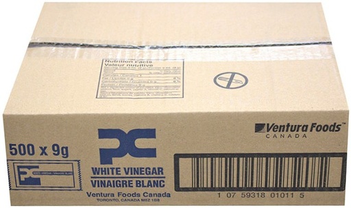 [*55409] Portion White Vinegar (500x9 g)