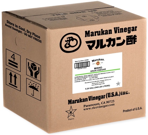 [*55402] 01950, Misho Grain Vinegar (5.28 Gal/20 L) Marukan
