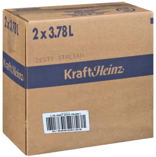 [*54507] Zesty Italian (2x3.78 L) Kraft Heinz