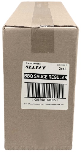 [*54101] BBQ Sauce Regular (2x4 L) Select