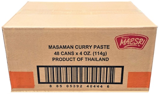 [*53015] Masaman Curry Paste (48x114 g) Maesri