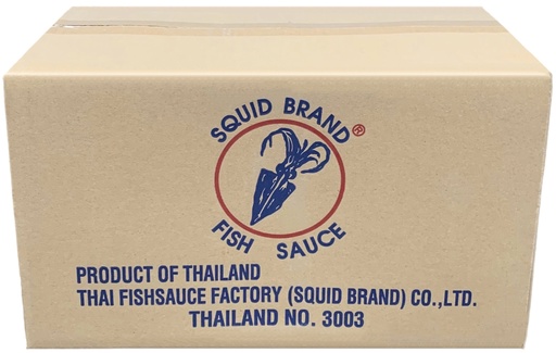 [*53008] Fish Sauce (3x4.5L) Squid Brand