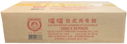[*48105] Instant Japanese Style Noodle (30x200 g) Don Don