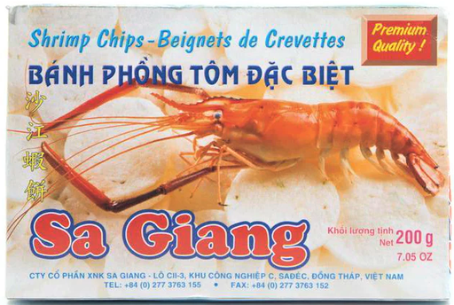 [*47025+5526#2] Shrimp Chips (200 g) Sa Giang