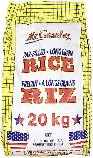 [*44404+7233] Parboiled Rice (20 kg) Mr. Goudas