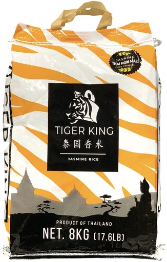 [*44302+7207@1] Jasmine Rice (8 kg) Tiger King