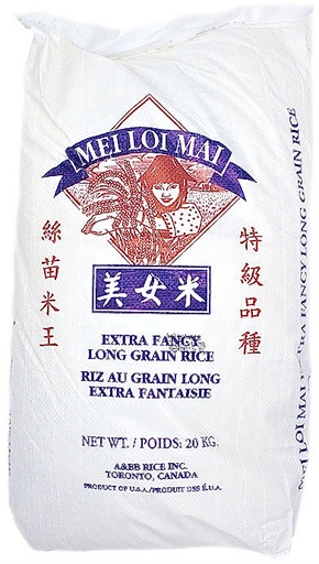[*44103+7204#2] Long Grain Rice (20 kg) Mei Loi Mai