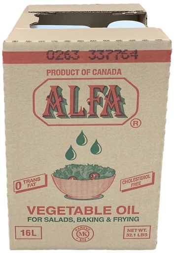 [*43102+7117] Box Vegetable Oil (16 L) Alfa