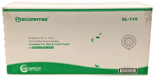 [*89434] SL-115, Lid for EM Paper Cont (500 PC) Ecomates