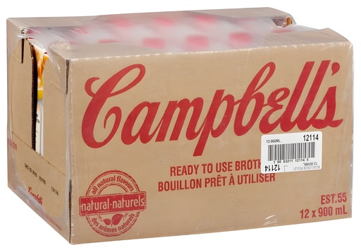 [*51610] SP-Vegetable Broth (12x900 mL) Campbells