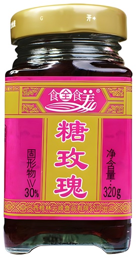 [*51001] SP- Rose Syrup (24x320G) Shiquanshimei