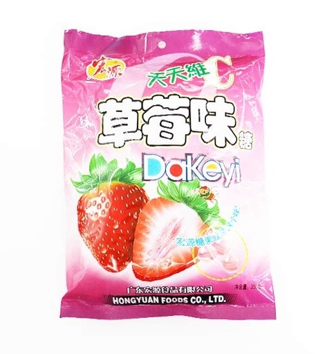 [*45010] Strawberry Candy (30x350G) Hong Yuan
