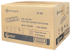 [*82007+1661] AC-HL, Foil Lids for Half Size Steam Table (100 PC) Dynasco