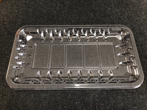 [*84443] HQ-10S/35, Clear Food Tray (500 PC) Hi-Quality