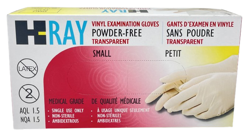 [*75408+2677@3] 46I 525PF (S), Vinyl Gloves (100 PC) W.S.I./H-Ray