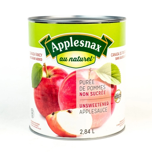 [*54205] Apple Sauce Unsweetened (6x2.84 L) Applesnax