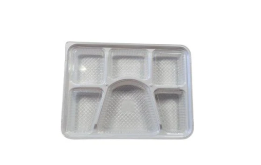 [*84449] APBT-100, 6 Compartment Take Out Thaili Tray Combo (100 SET) Arrow