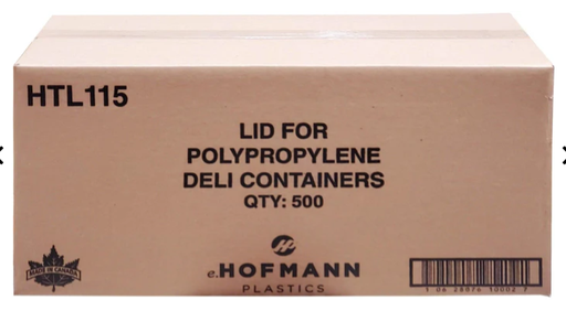 [*84226] HTL115, Clear Deli Lid (500 PC) Hoffmann