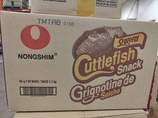 [*47069] @SP Cuttlefish Snack (20x55 g) Nongshim