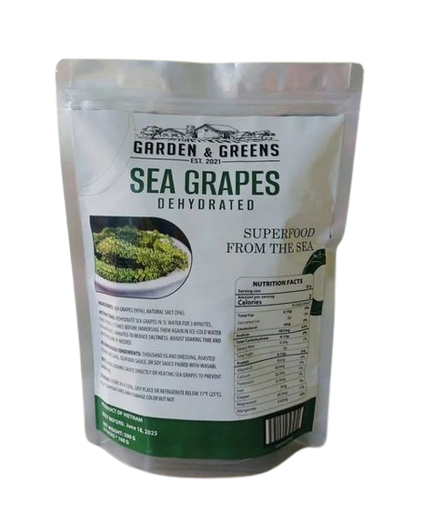 [*47077] GD-0150, Dehydrated Sea Grapes (500g) Garden & Greens