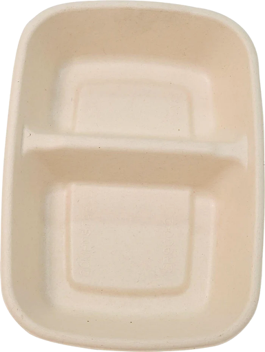 [*89251] CR900-2 Rectangle Container with 2 Comp (6x50ct) Eco-Craze
